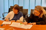 Firma de convenio de cooperación entre la FIC y el Municipio B