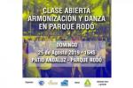 Clase abierta de Armonización y Danza en el Patio Andaluz (Parque Rodó).