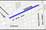 Este lunes comienzan los trabajos viales en la calle Colonia, entre Arenal Grande y Mario Cassinoni.