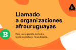 LLamado a organizaciones afrouruguayas 