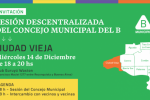 Concejo Municipal del B sesionará en Ciudad Vieja