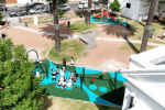 Para las infancias: el Municipio B colocó piso de caucho en nueve espacios públicos 