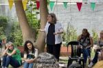 Alcaldesa Silvana Pissano da la bienvenida a la ronda de mujeres migrantes 