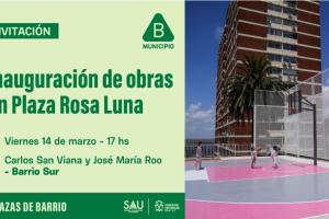 Plazoleta Rosa Luna se inaugura