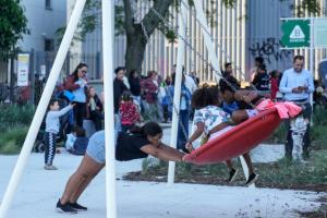 Municipio B inauguró plazoleta Rosa Luna