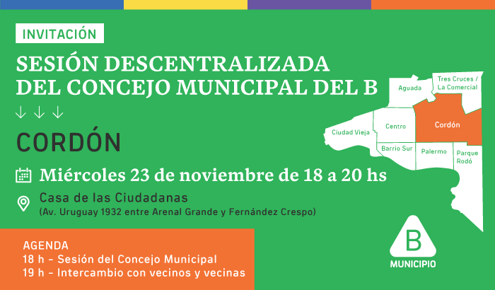 Concejo Municipal del B sesionará en Cordón 