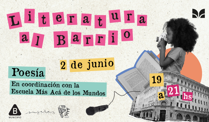 El viernes 2 de junio cierra el ciclo Literatura al Barrio en la Biblioteca Morosoli con poesía.