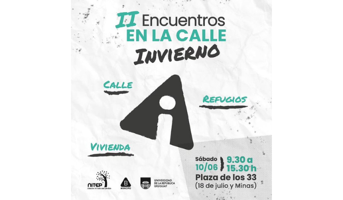 Sábado 10 de junio el colectivo Nitep junto a un equipo de la Universidad de la República convocan a reunirse para conversar bajo la consigna “Invierno… invierno es todo el año” 