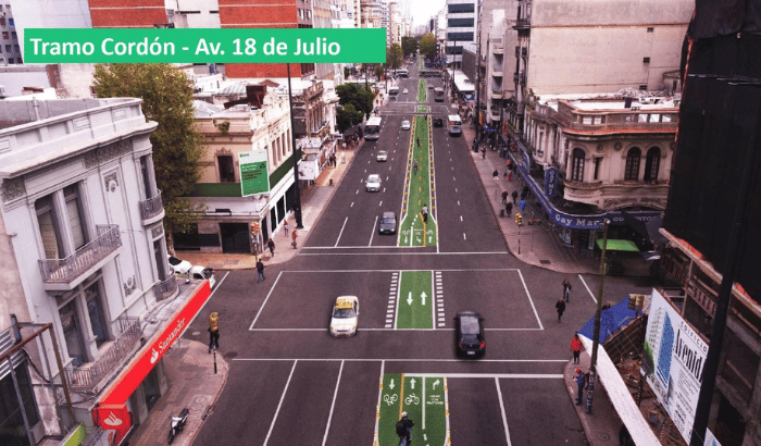 La propuesta de ciclovía presentada por la Intendencia de Montevideo permitirá conectar la infraestructura existente: ciclovías de Ciudad Vieja, del Circuito Universitario - Palacio Legislativo y del Parque Batlle. 
