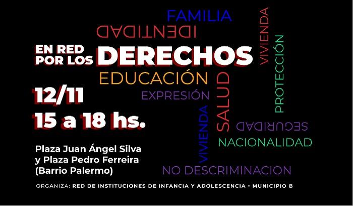 El viernes 12 de noviembre entre las 15 y 18 horas se llevará a cabo una actividad abierta para niñas, niños y adolescentes, en el marco del 20 de noviembre, Día Internacional de los Derechos de los Niños, Niñas y Adolescentes. 