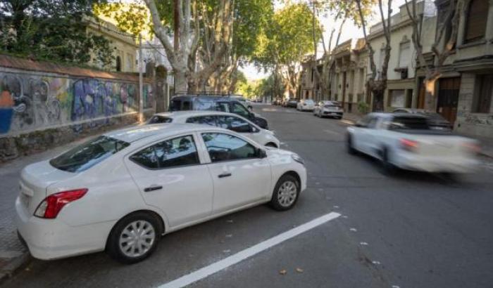 Nuevo modo de estacionamiento en calle Durazno, 31 de enero de 2025