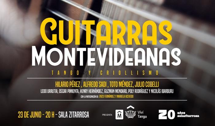 “Guitarras Montevideanas” en la Sala Zitarrosa
