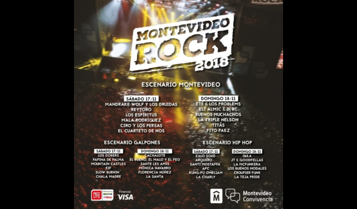 Montevideo Rock - Afiche promocional