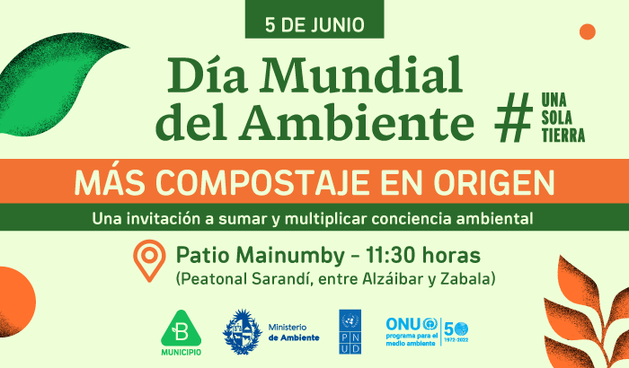 El próximo 5 de junio, en el marco de una nueva conmemoración del Día Mundial del Ambiente, el Ministerio de Ambiente junto al Programa de las Naciones Unidas para el Medio Ambiente (PNUMA) entregará al Municipio B 30 composteras.