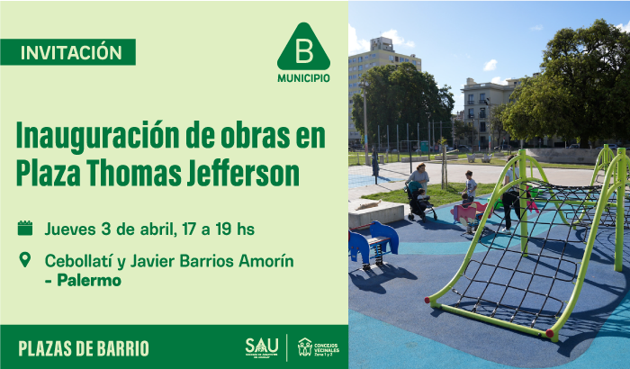 Inauguración en Plaza Jefferson