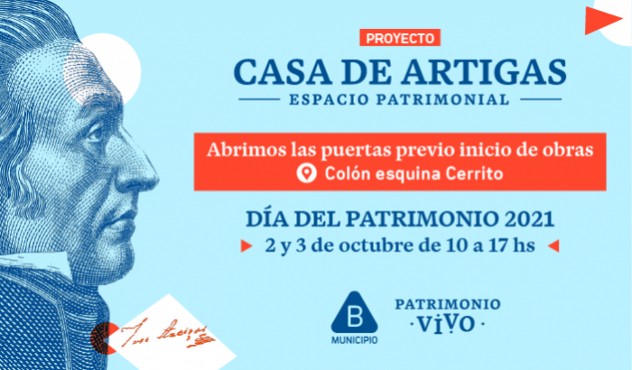 Día del Patrimonio: “Proyecto Patrimonial Casa de Artigas” abre sus puertas previo inicio de obras.  