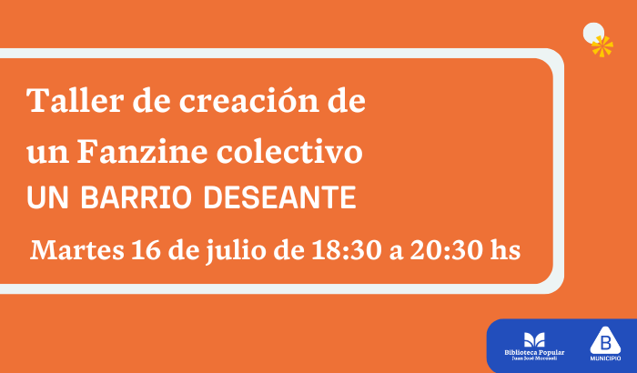 Un barrio deseante: taller de fanzine colectivo