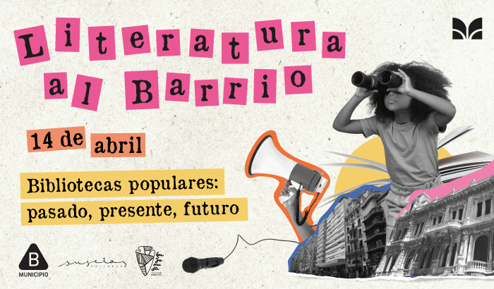 El próximo viernes 14 de abril comienza el ciclo Literatura al Barrio en la Biblioteca Morosoli 