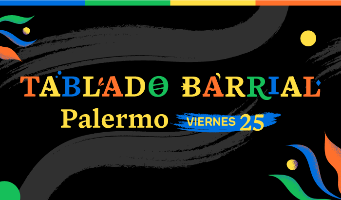 El próximo viernes 25 de febrero se realizará un tablado popular y gratuito en Palermo.