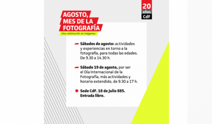 Intensa agenda de actividades en la sede del Centro de Fotografía de Montevideo para celebrar el "Mes de la fotografía 2023"
