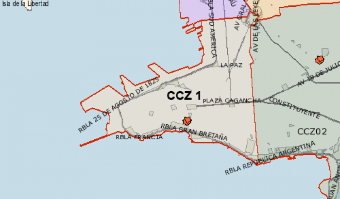 Mapa CCZ 1