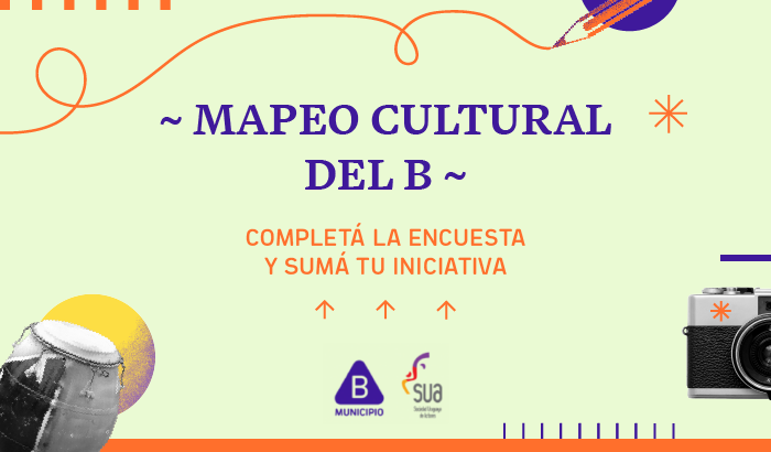 Se encuentra disponible la encuesta online para iniciativas artístico-culturales que se desarrollen en el territorio del Municipio B. 