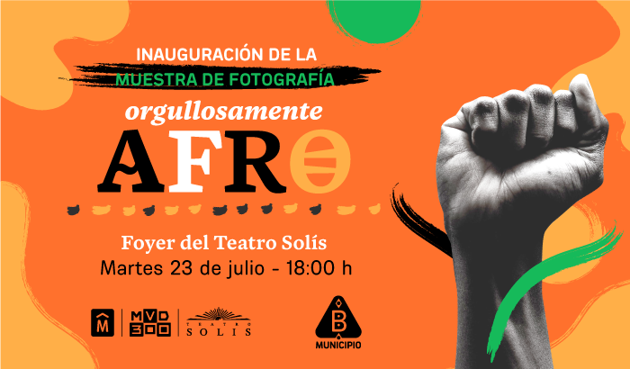 El Municipio B junto al Teatro Solis invitan a la inauguración de la muestra fotográfica de la campaña #MiBarrioAntirracista.