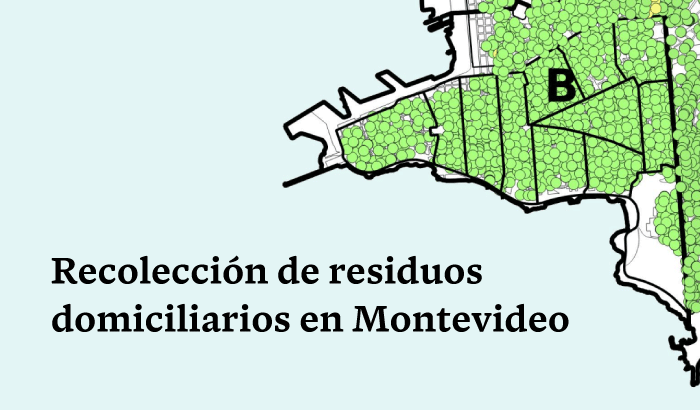 Recolección de residuos domiciliarios en Montevideo 