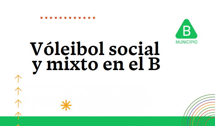 Vóleibol social y mixto en el B 