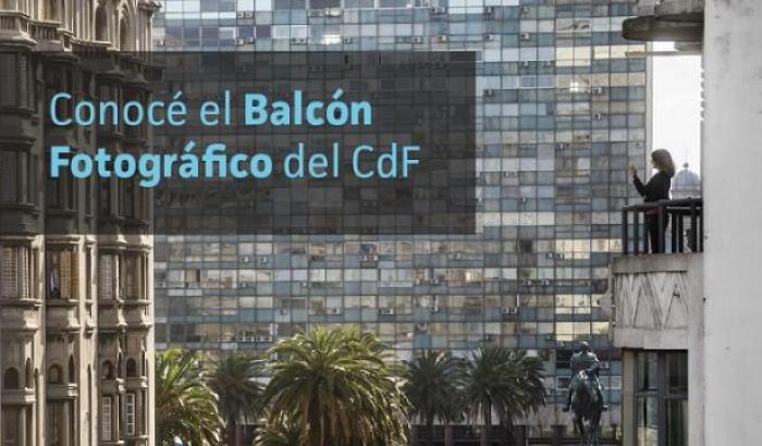 El Centro de Fotografía de la Intendencia de Montevideo ofrece la posibilidad de tomar fotografías desde su Balcón Fotográfico, ubicado en el último piso en Av. 18 de Julio 885.