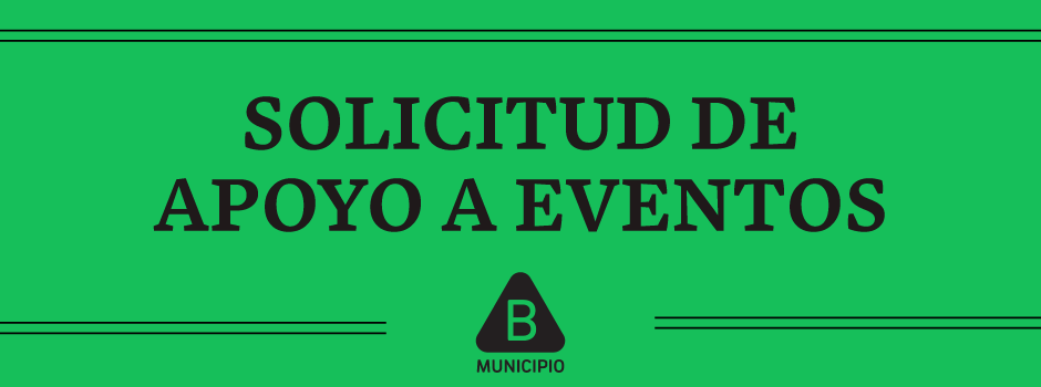 Solicitud de apoyo a eventos - Logo Municipio B 